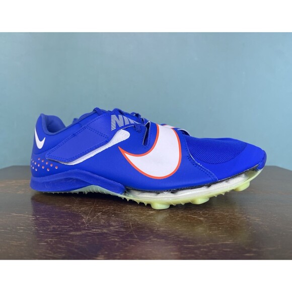 Nike Air Zoom Long Jump Elite Blue Track Spikes Men's Size 9.5 CT0079-400 - Picture 2 of 13